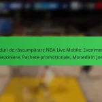 Coduri de răscumpărare NBA Live Mobile: Evenimente sezoniere, Pachete promoționale, Monedă în joc