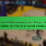 NBA Live Mobile Abonament Lunar: Bonusuri zilnice la conectare, Recompense pe niveluri, Obiecte unice