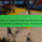 NBA Live Mobile Monthly Pass: Bonusuri de cross-promotion, Colaborări în joc, Articole speciale